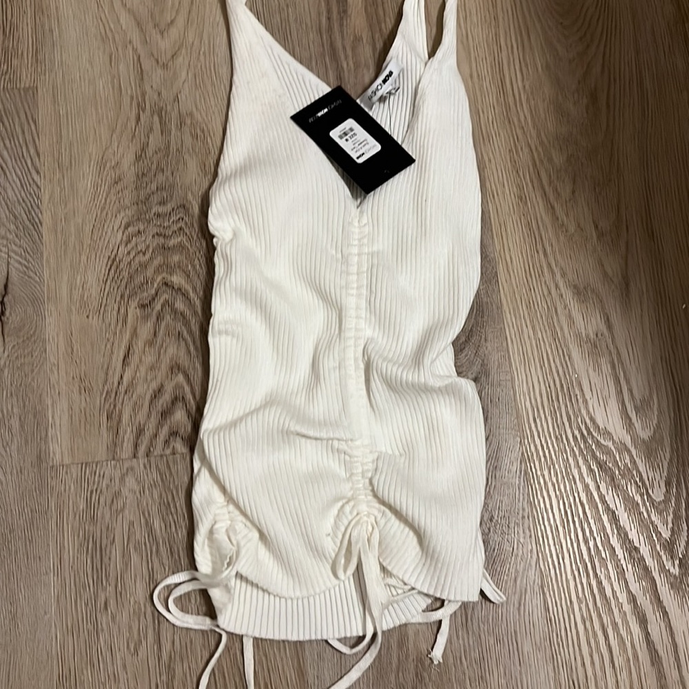 White knitted sweater Tank Fashion nova